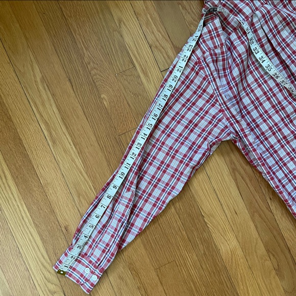 Brooks Brothers Country Club Plaid Red Button Down Collar Shirt Small - Picture 10 of 10